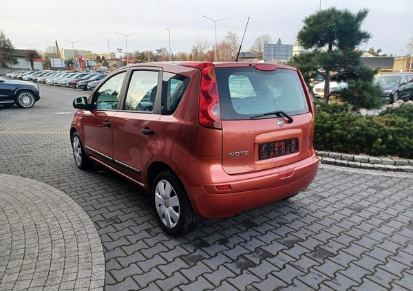 Nissan Note cena 16900 przebieg: 188000, rok produkcji 2009 z Margonin małe 92